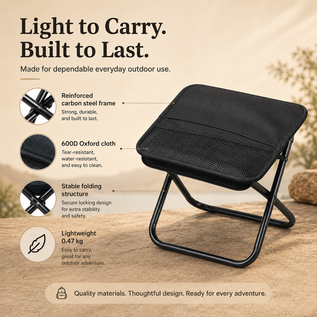 Folding Camping Stool